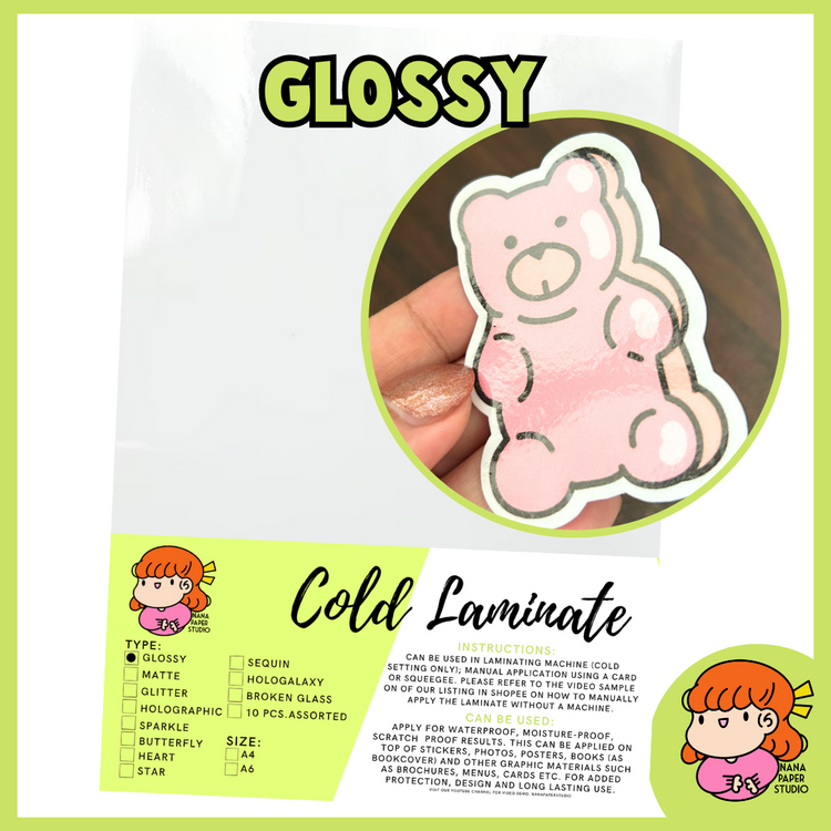 πΈπ¬ A6 Cold Laminate Photo Top Film FREE Normal Mail Toploader