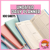 πΈπ¬ Daily Pocket Planner Undated 100 sheets 2022 nanapaperstudio