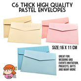 πΈπ¬ C6 Thick High Quality Cardstock Envelopes