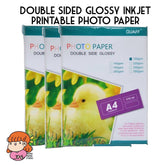 πΈπ¬ Double sided Glossy Inkjet Photo Paper 25/50 sheets nanapaperstudio