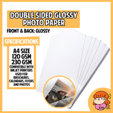 πΈπ¬ Double sided Glossy Inkjet Photo Paper 25/50 sheets nanapaperstudio