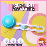 πΈπ¬ Round Circle Paper Cutter Trimmer Portable Handy Extra Blades 1PC
