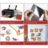 πΈπ¬ A4 Magnetic Sheets with Adhesive DIY Ref Magnet 1 Sheets