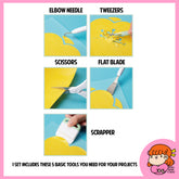 πΈπ¬ 5 Pieces Basic Craft Tool Set for Cutting Machine Vinyl Crafts Accessories