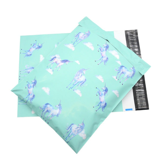 πΈπ¬ Assorted Cute Elegent Marble Gold Unicorn Peach Green Pink Courier Bag Polymailer Nana Paper Studio