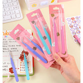 πΈπ¬ 2 Pieces Tweezers for Scrapbooking Cold Laminate Toploader Stickers
