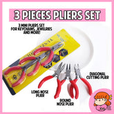 πΈπ¬ 3 Mini Pliers Set for Keychain Jewelries 1 PC