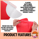 🇸🇬 Thick Bubble Polymailers Matte White Mailers Courier Bags Envelopes