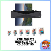 πΈπ¬ A4 Lamintor Laminating Machine Hot and Cold for Home Office Projects Nana Paper Studio