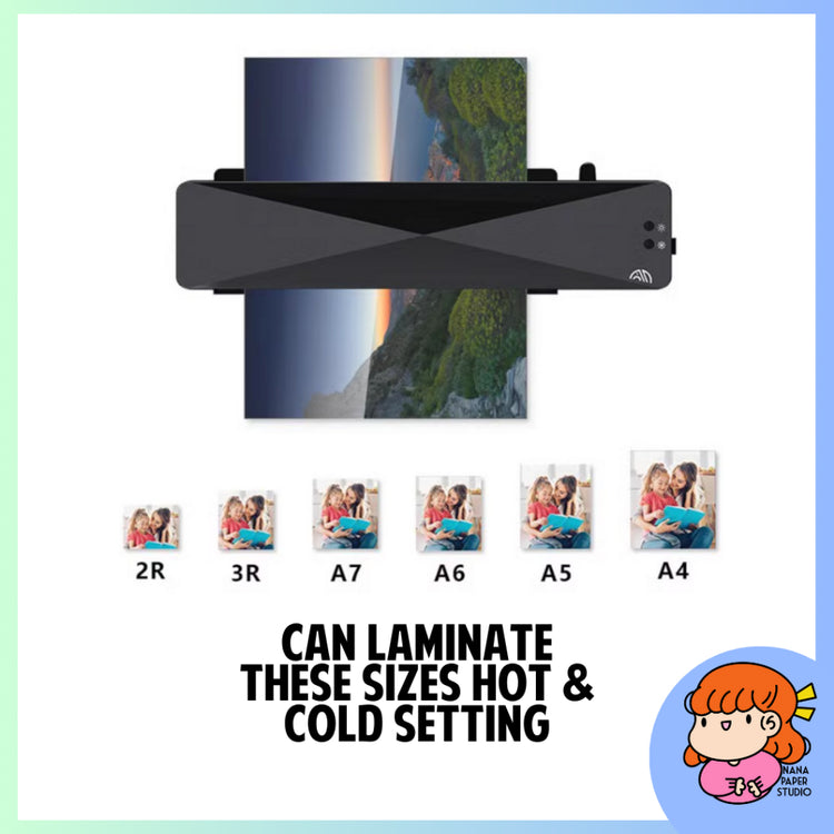 ๐ธ๐ฌ A4 Lamintor Laminating Machine Hot and Cold for Home Office Projects Nana Paper Studio