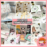 πΈπ¬ Gold Foiled Thank You Cards Greeting Card with Envelope Assorted Floral Watercolor Designs Set 1PC
