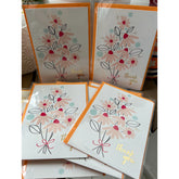 πΈπ¬ Gold Foiled Thank You Cards Greeting Card with Envelope Assorted Floral Watercolor Designs Set 1PC