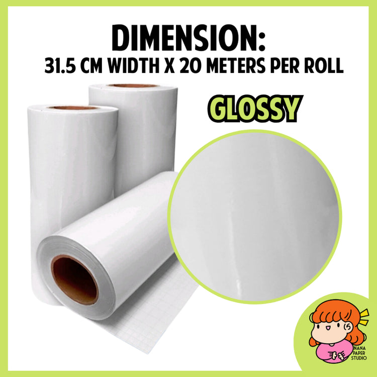 πΈπ¬ Cold Laminating Film Roll Photo Top Matte Glossy Glitter Transparent Sticker Protective Sheet Nana Paper Studio