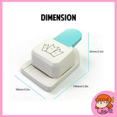 πΈπ¬ 3 in 1 Tag Hole Corner Puncher Bookmark Design Ribbon Nana Paper Studio