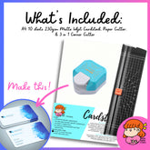πΈπ¬ DIY Calling Card Making Set Bundle - Make Your Own Business Card