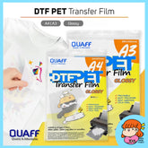 πΈπ¬ A3 A4 QUAFF Direct To Film Matte PET Film DTF Film 100 sheets