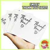 πΈπ¬ Thank you Card Smiley Design Minimalist Simple Nana Paper Studio