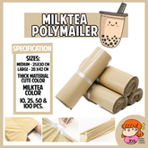 🇸🇬 Milktea Colored Polymailer Courier Bags