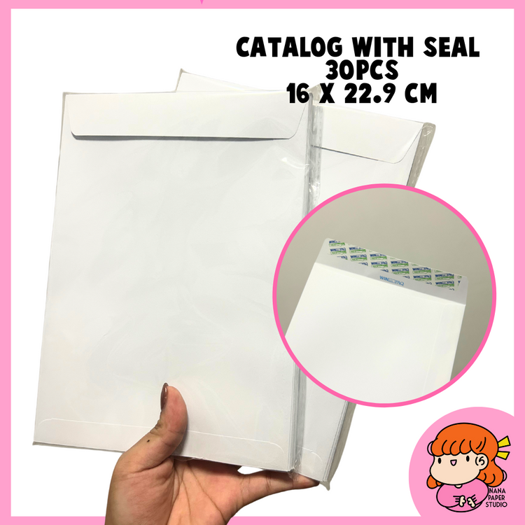 🇸🇬  White Envelope Paper Letter Small and Big Baronial Catalog Peelable 15pcs/30pcs nanapaperstudio