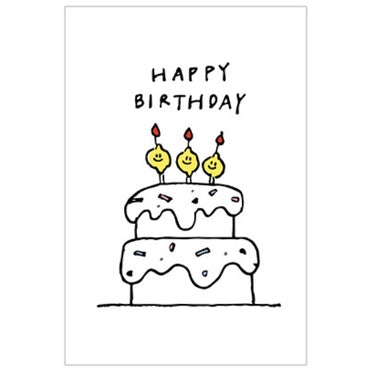 🇸🇬 Minimalist Happy Birthday Congrats Congratulations Postcard Greeting Card 1pc