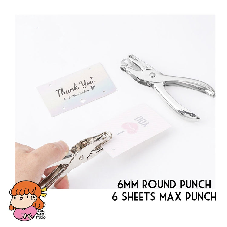 🇸🇬 Single Hole Puncher Metal 1 PC