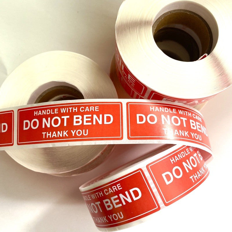 🇸🇬 Fragile Do Not Bend Stickers Packaging Roll nanapaperstudio