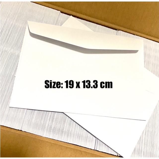 🇸🇬  White Envelope Paper Letter Small and Big Baronial Catalog Peelable 15pcs/30pcs nanapaperstudio