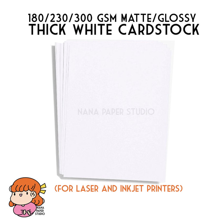 🇸🇬 180/230/300 GSM A4 Thick Cardstock Art Card Nana Paper Studio