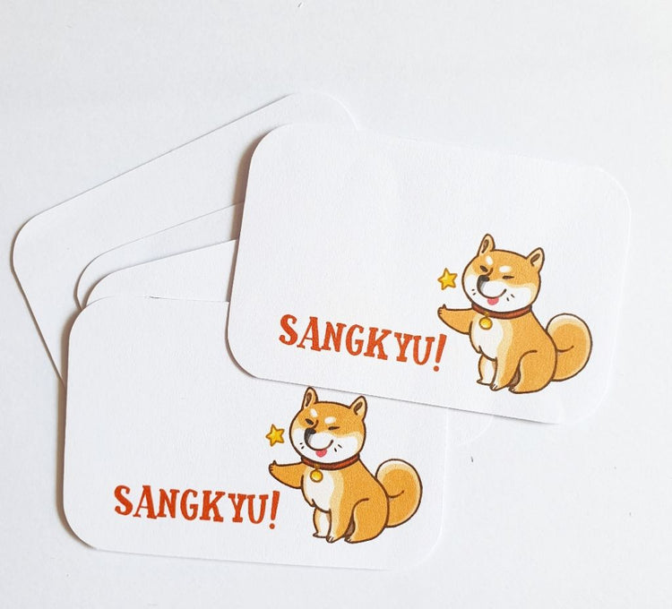 🇸🇬 45pcs 感谢卡 Shiba Thank You Cards 感谢卡  45pcs nanapaperstudio