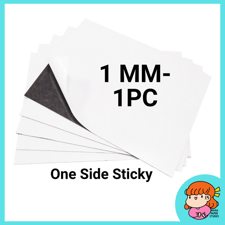 🇸🇬 A4 Magnetic Sheets with Adhesive DIY Ref Magnet 1 Sheets