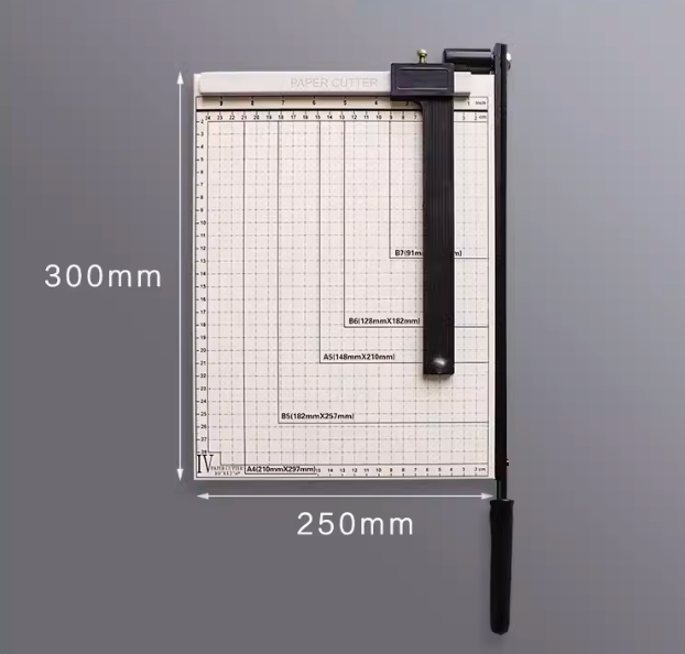 🇸🇬 A4 A5 Heavy Metal Paper Cutter Guillotine Trimmer Sturdy with Adjustment Stopper 1 PC