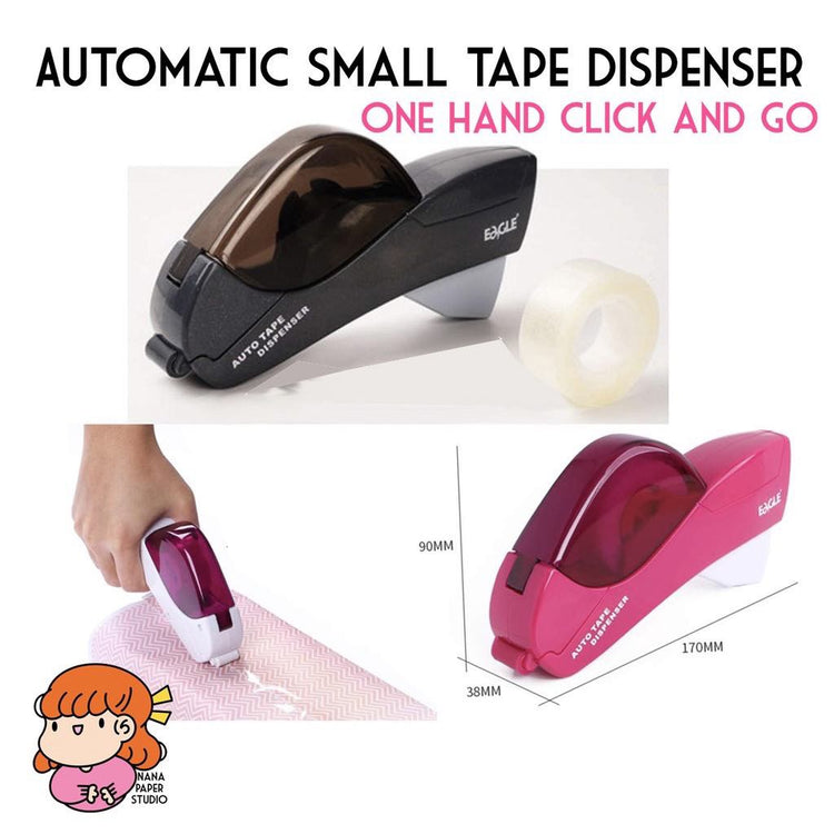 🇸🇬 Automatic Hand Held Small Tape Dispenser 1PC nanapaperstudio