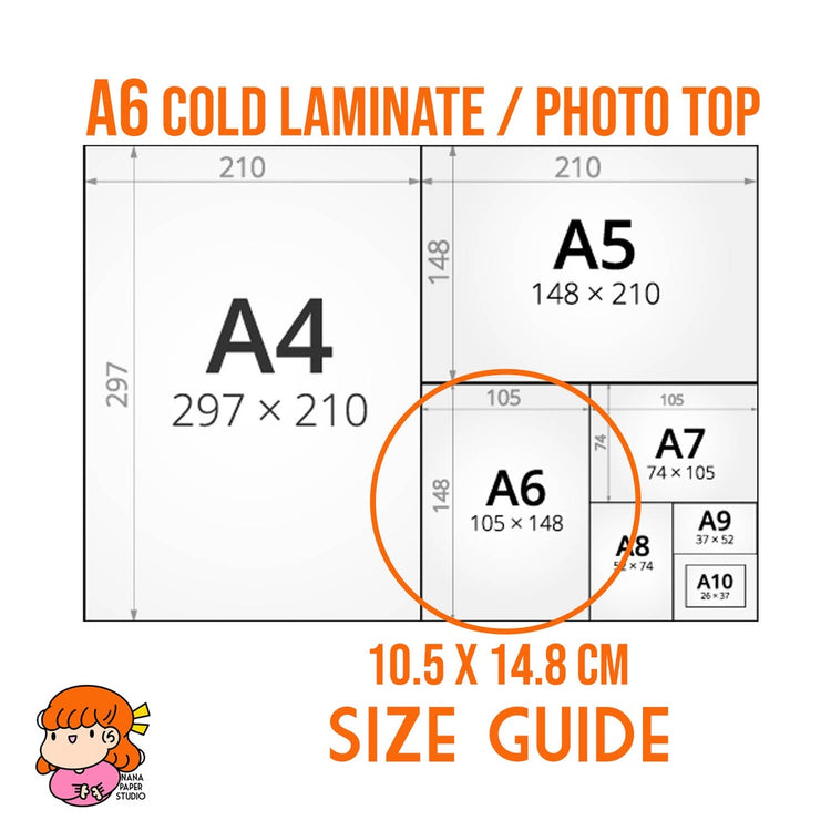 🇸🇬 A6 Cold Laminate Photo Top Film FREE Normal Mail Toploader