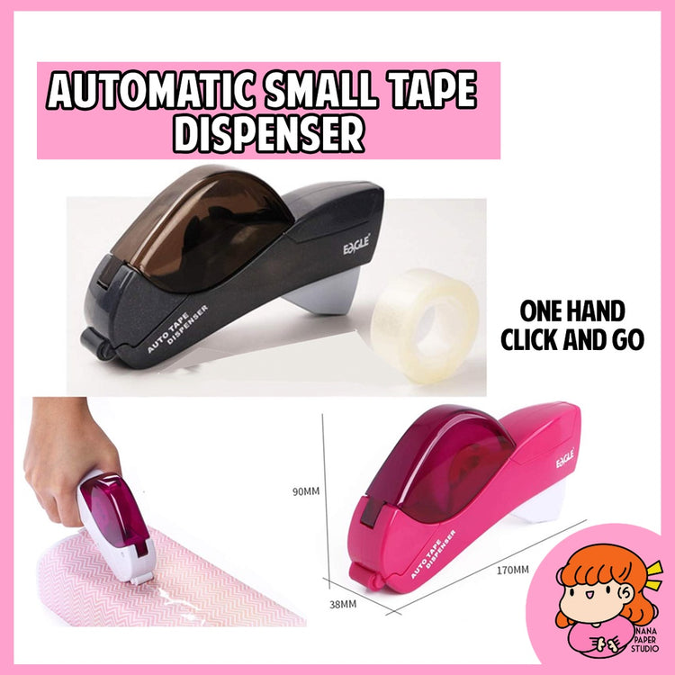 🇸🇬 Automatic Hand Held Small Tape Dispenser 1PC nanapaperstudio