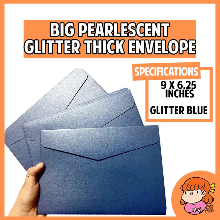 🇸🇬 Big Glitter High Quality Envelope for Occasion Invitation 1 PC nanapaperstudio