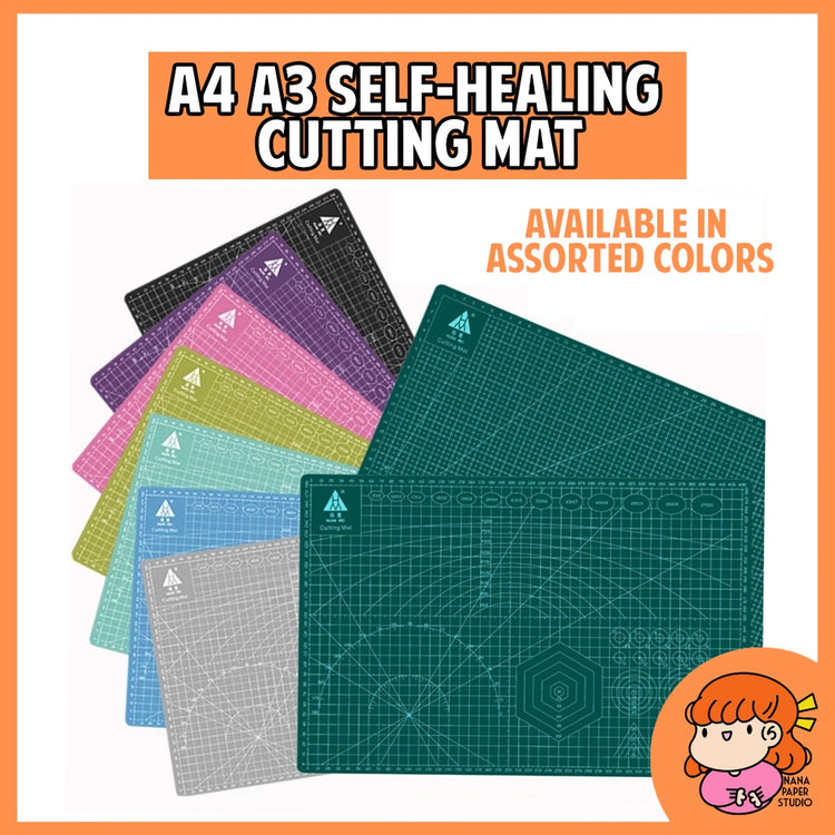 🇸🇬 Double Sided Cutting Mat Pad Self-Healing Grid 1 PC