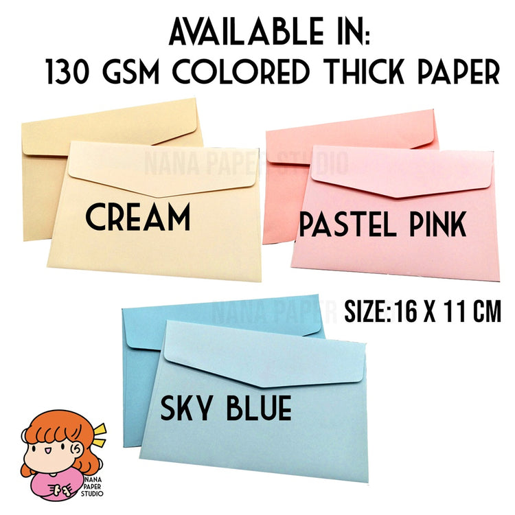 🇸🇬 C6 Thick High Quality Cardstock Envelopes