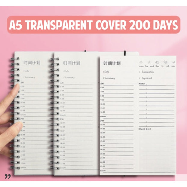 🇸🇬  Daily Pocket Planner Undated 100 sheets 2022 nanapaperstudio