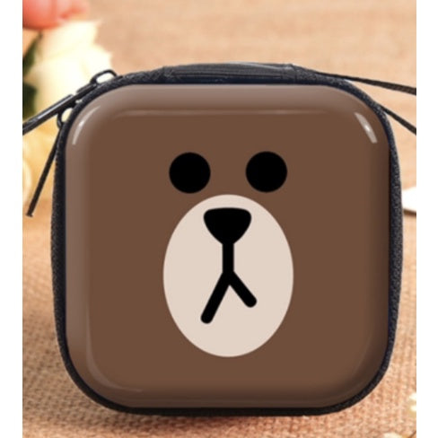 🇸🇬 CLEARANCE Cartoon Square Circle Coin Earphone Purse Pouch Holder Wallet Goodie Bag Gift Party 1 PC