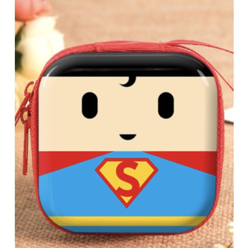 🇸🇬 CLEARANCE Cartoon Square Circle Coin Earphone Purse Pouch Holder Wallet Goodie Bag Gift Party 1 PC