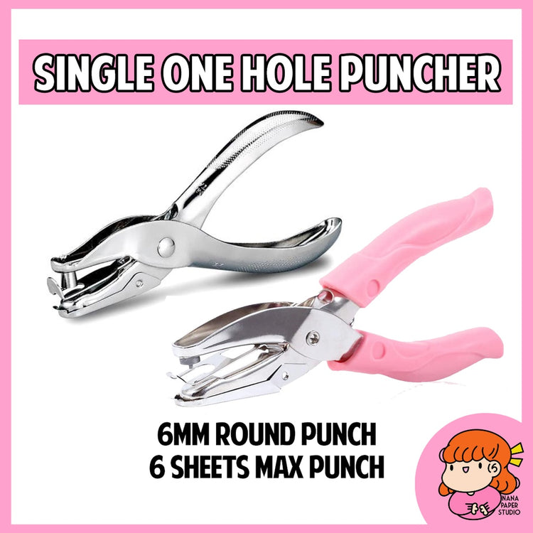 🇸🇬 Single Hole Puncher Metal 1 PC