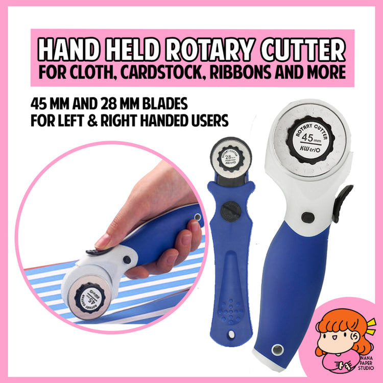 🇸🇬 Rotary Cutter for Fabric Cloth Cardstock Leather Paper 1 PC