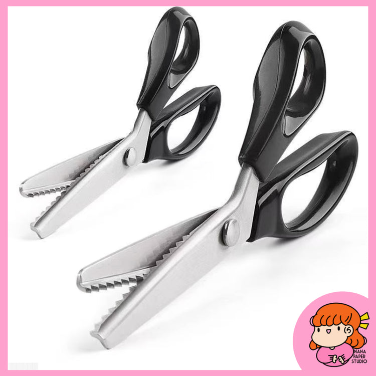 🇸🇬 Zigzag Scissors for DIY Chipbags School Projects Arts and Crafts Triangle Angle Nana Paper Studio