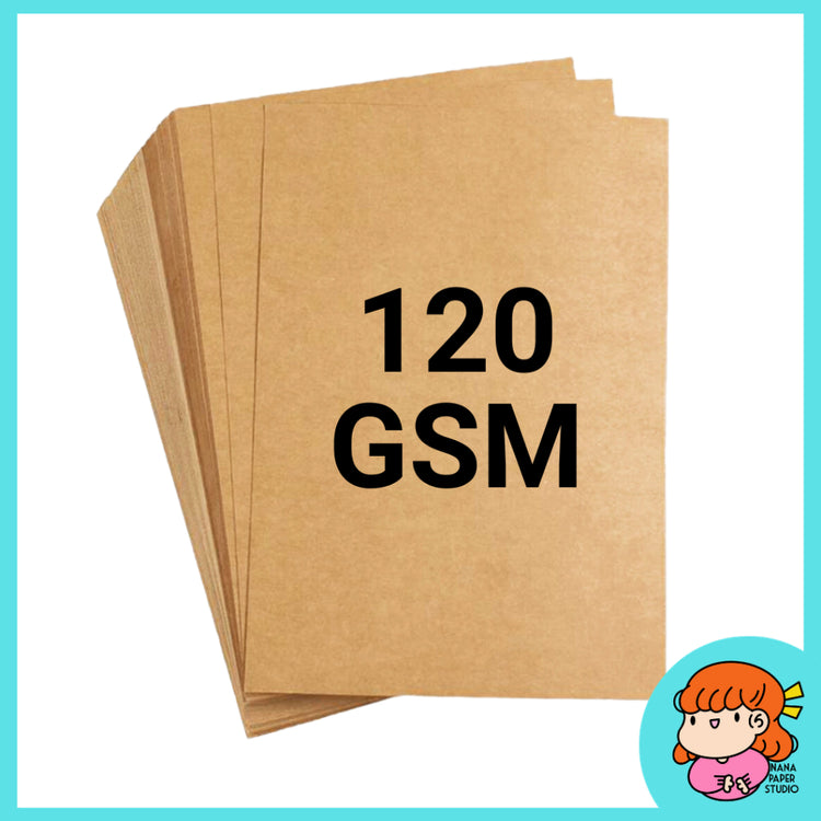 🇸🇬 A4 Kraft Brown Thick Cardstock Paper