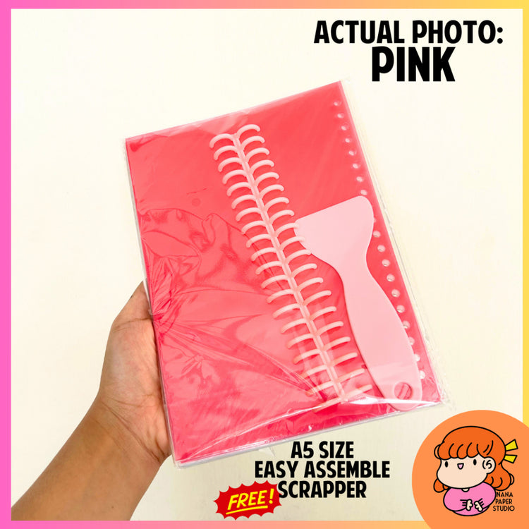 🇸🇬 A5 Blank Sticker Book Album Collection for Stickers Storage Collection 40 Pages Nana Paper Studio