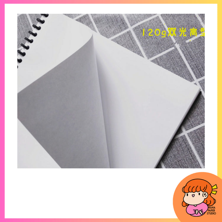 🇸🇬 A5 Blank Sticker Book Album Collection for Stickers Storage Collection 40 Pages Nana Paper Studio