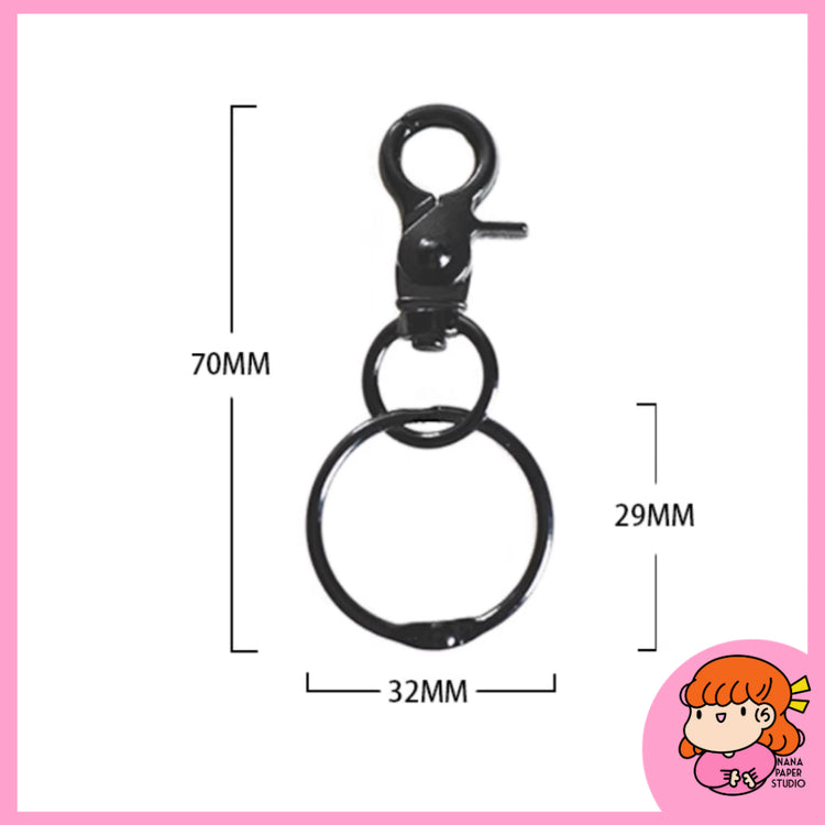 🇸🇬 Key Chain Split Key Rings for DIY Keychains Accessories Arts Crafts Jewelry Making 1 PC