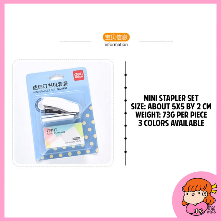 🇸🇬 Mini Portable Stapler with Staples