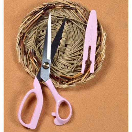 🇸🇬 Pastel Sharp Scissors with Cap for Paper Cardstock Felt Cloth Fabric Leather Nana Paper Studio