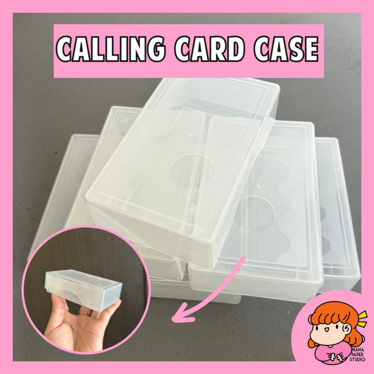 🇸🇬 Calling Card Box Name Card Holder Case Organizer 1 PC Nana Paper Studio